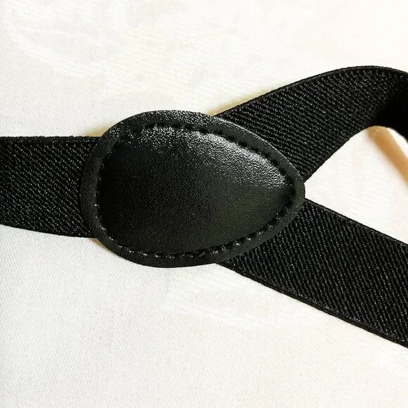 1920s mens Accessories Fedora Gangster Hat Costume Accessory Y-Back Suspenders & - Picture 6 of 6